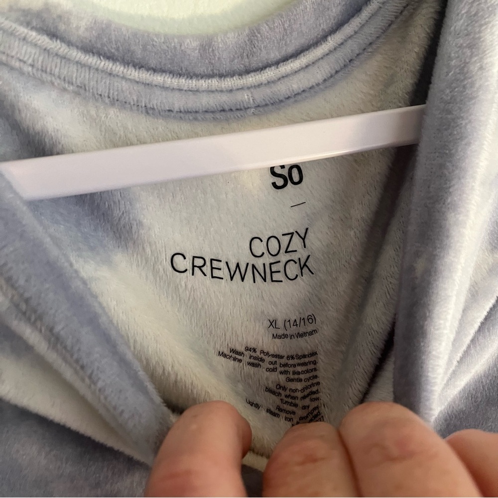 sO Cozy Crewnexk cloud pattern xl - Picture 3 of 3